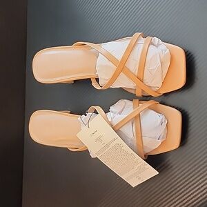 Womens, The Drop, Amelie strappy healed sandal, NWT